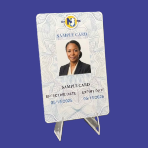 NJ Cannabis Regulatory Commission NJCRC Card