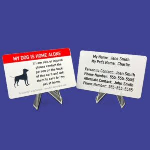 Pet Safety Card