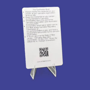 NJ Cannabis Regulatory Commission NJCRC Card