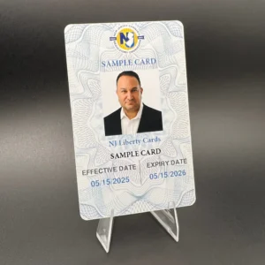 NJ Cannabis Regulatory Commission NJCRC Card