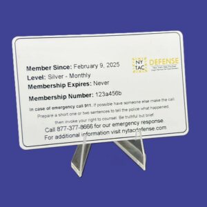 NY TAC Defense Membership