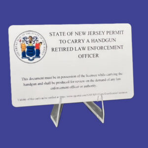 NJ Retired Police Officer Carry Permit - RPO